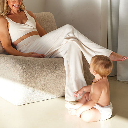 High Waisted Terry Pant