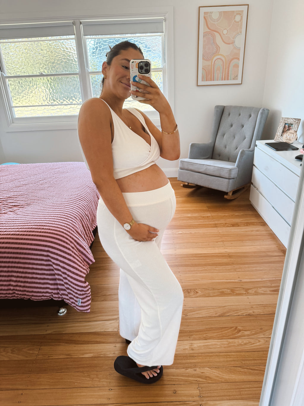 High Waisted Terry Pant